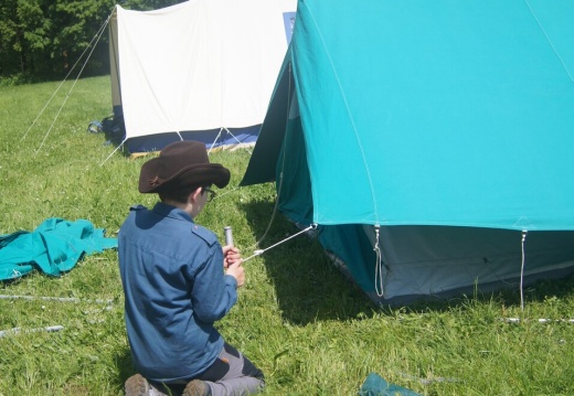Zelt aufbau
