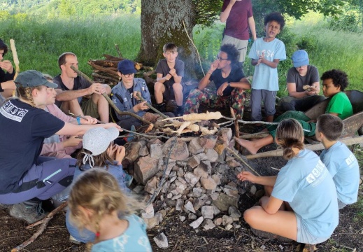 Schlangenbrot machen
