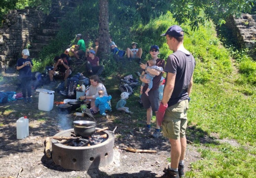 Kinder machen Pause