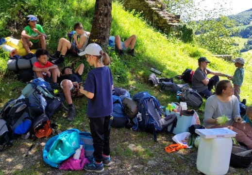 Kinder machen Pause
