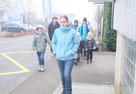 Marsch zum Feldschenplatz