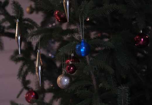 Weihnachtsbaum im Gottesdienst