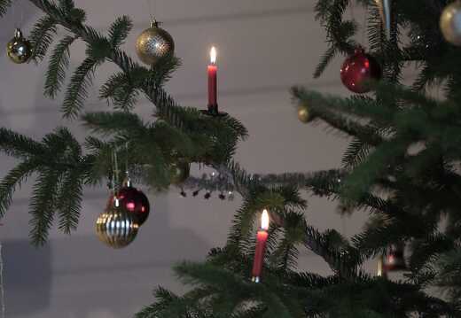 Weihnachtsbaum im Gottesdienst