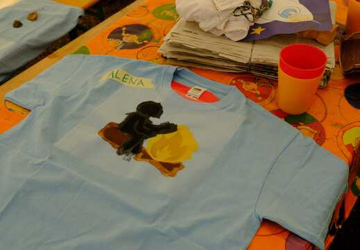 T-Shirt bemalt