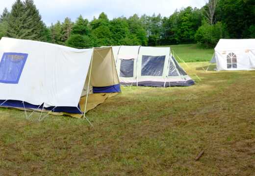 Panoramabild vom Lagerplatz