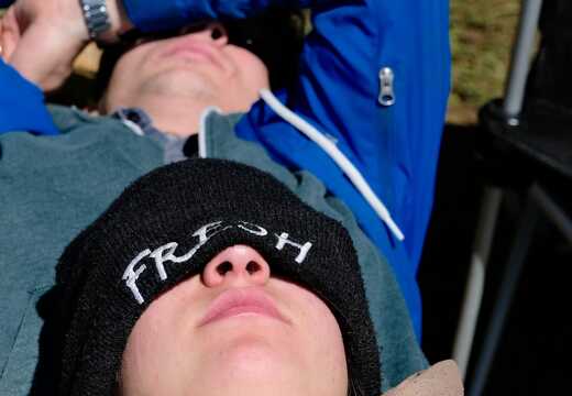 Leiter machen Pause